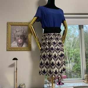 Beautiful silky Temperley London blue dress